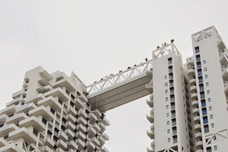 Грандиозный жилой дом Sky Habitat.