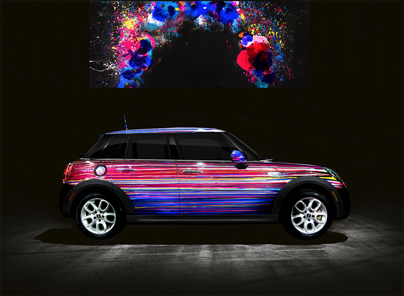 Необычная покраска Mini Cooper