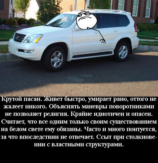 Классификация водителей, угодивших в пробку.