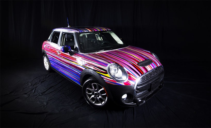 Необычная покраска Mini Cooper