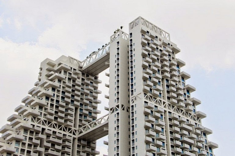 Грандиозный жилой дом Sky Habitat.