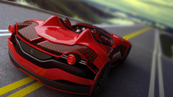 Ferrari Millenioконцепт электромобиль.