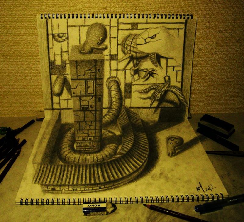 Невероятно красивые 3D рисунки