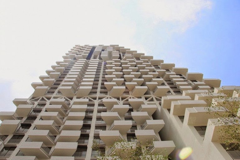 Грандиозный жилой дом Sky Habitat.