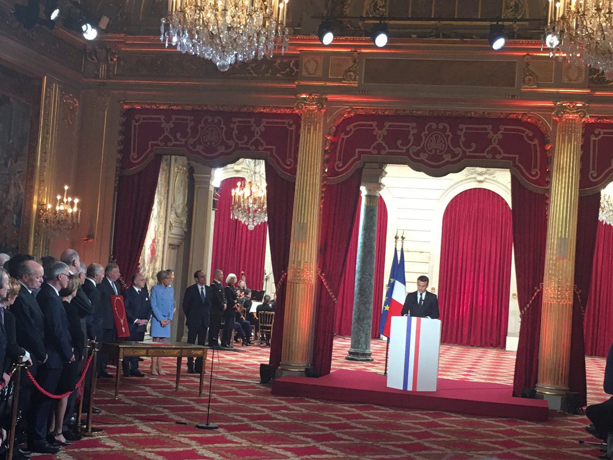 Инаугурация нового президента Франции.