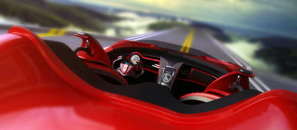Ferrari Millenioконцепт электромобиль.