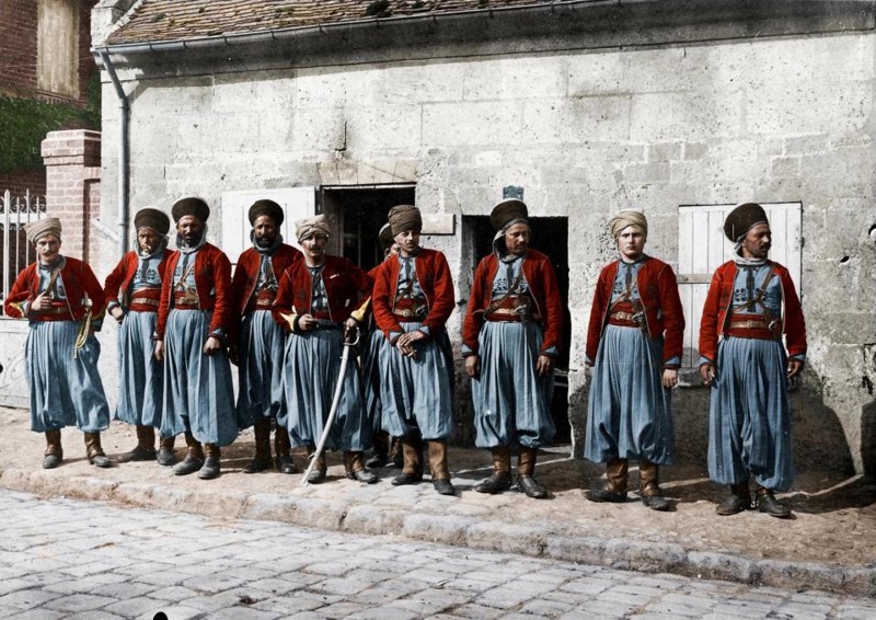 Первая мировая война, цветные фотографии.