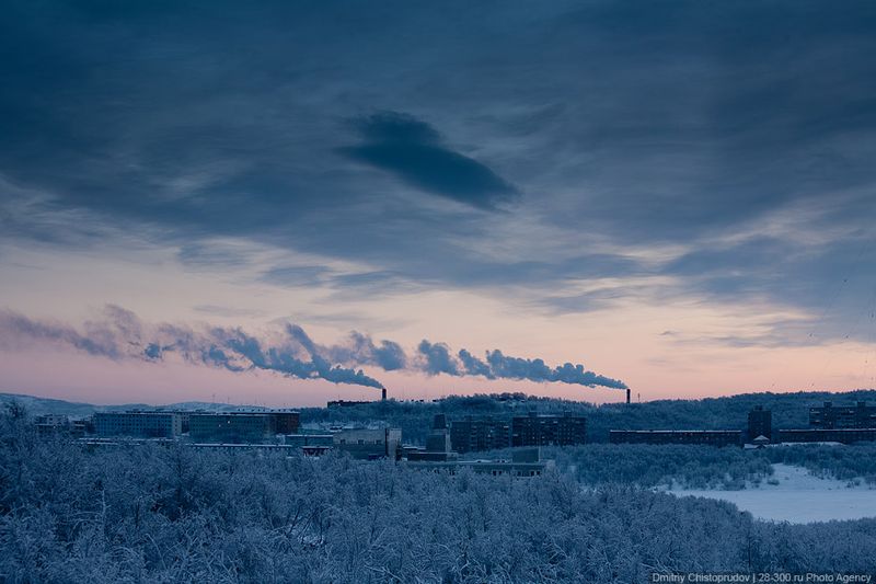 Мурманск, фотографии зимнего города