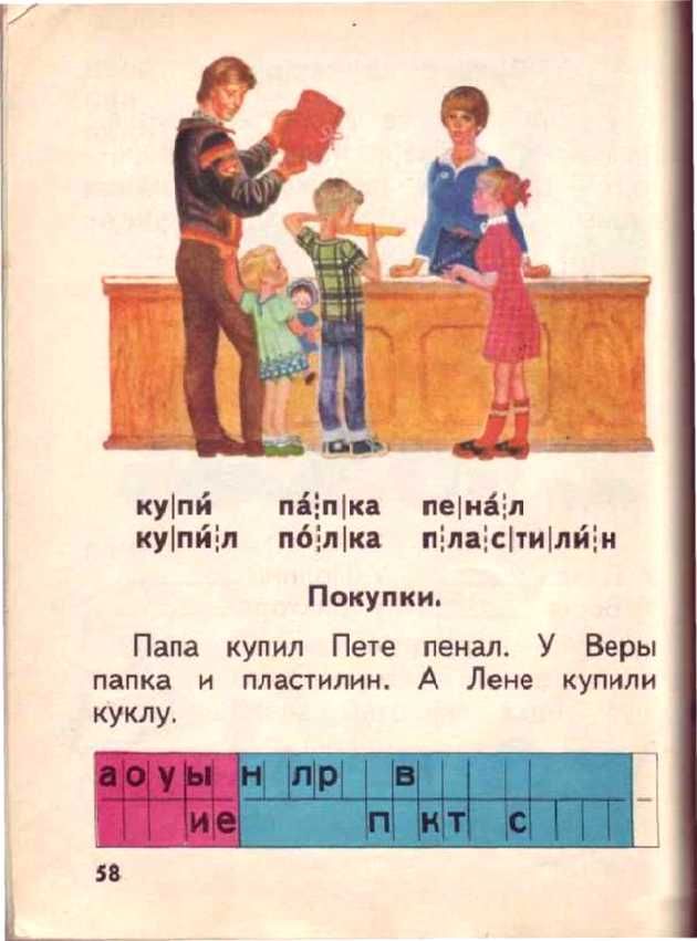 Букварь во времена СССР