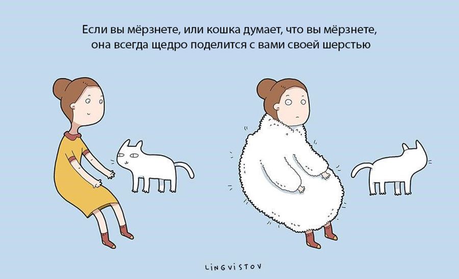 Преимущество в том, что бы завести себе кошку
