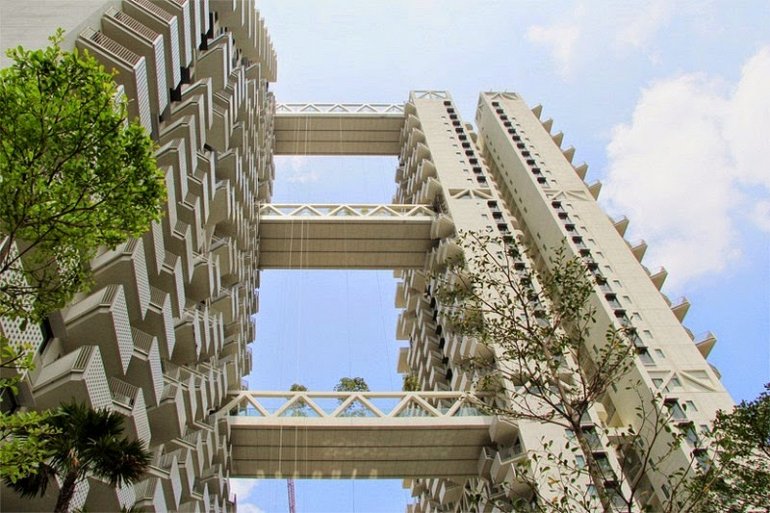 Грандиозный жилой дом Sky Habitat.