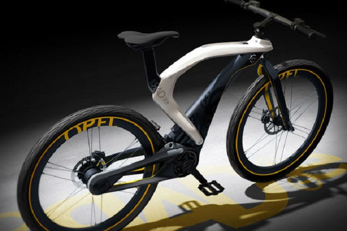 Электрический велосипед от Opel.