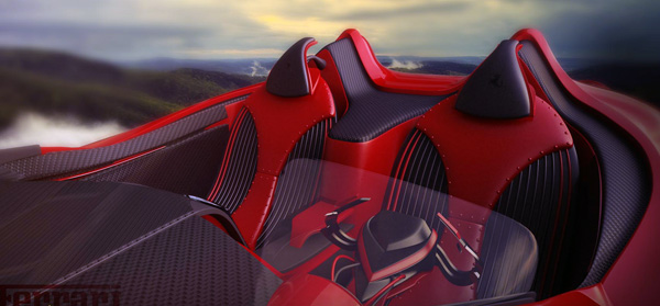 Ferrari Millenioконцепт электромобиль.