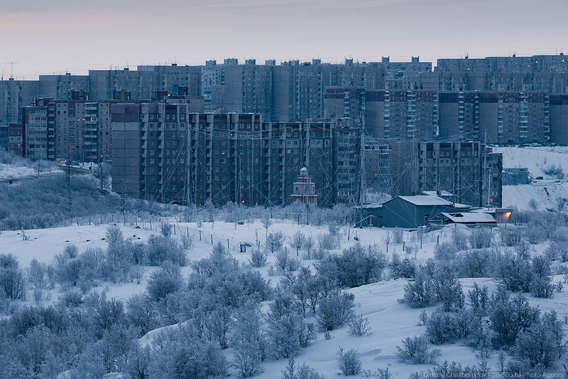 Мурманск, фотографии зимнего города