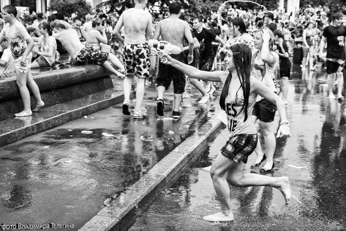 Водная битва на ВДНХ.