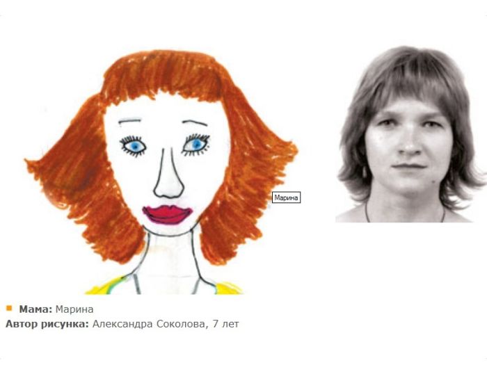Детки рисуют своих мам