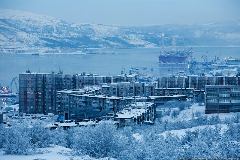 Мурманск, фотографии зимнего города