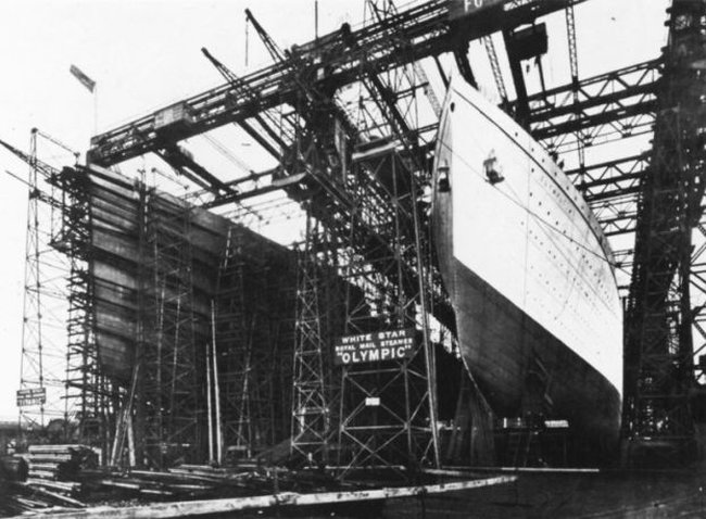 Титаник, как его строили поэтапные фото.