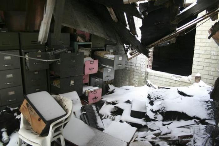 Фото заброшенного полицейского участка в Америке.