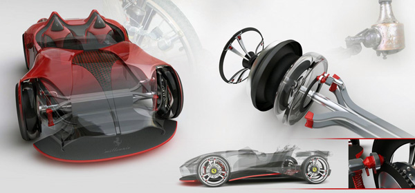 Ferrari Millenioконцепт электромобиль.