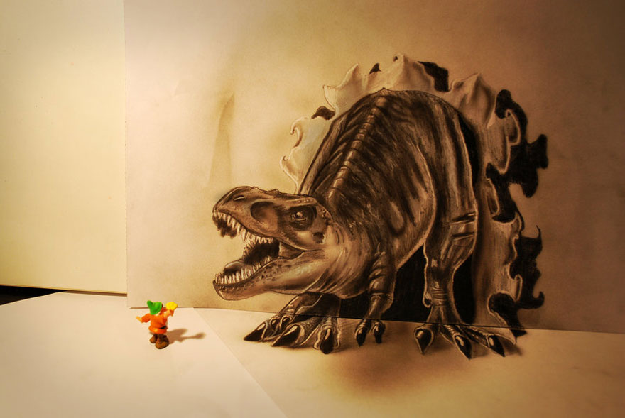 Красивые 3D рисунки карандашом