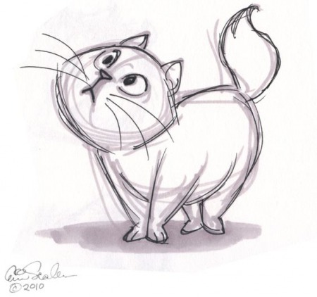 Картинки для срисовки "котики"