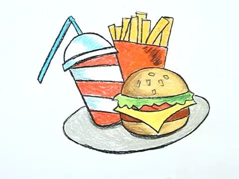 Картинки для срисовки "еда"