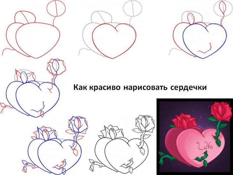 Картинки карандашом для срисовки: легкие красивые
