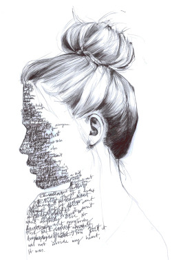 Рисунки для срисовки "девушки"