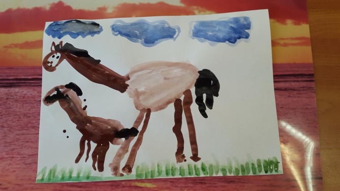 Детские рисунки животных