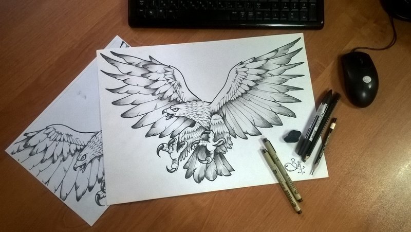 Тату рисунки карандашом