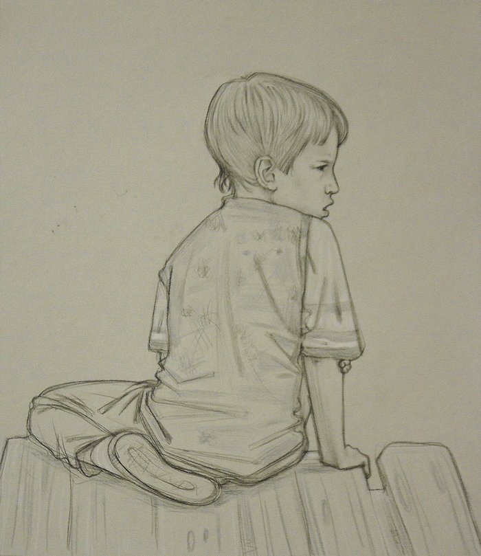 Как нарисовать небольшого мальчика