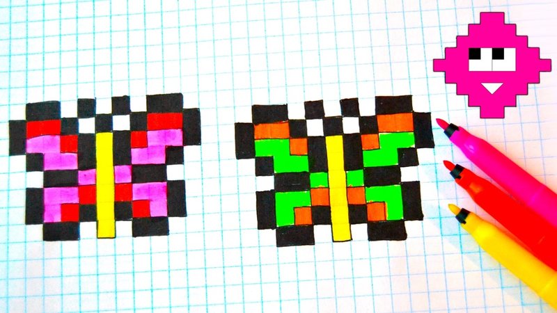 Маленькие рисунки по клеточкам