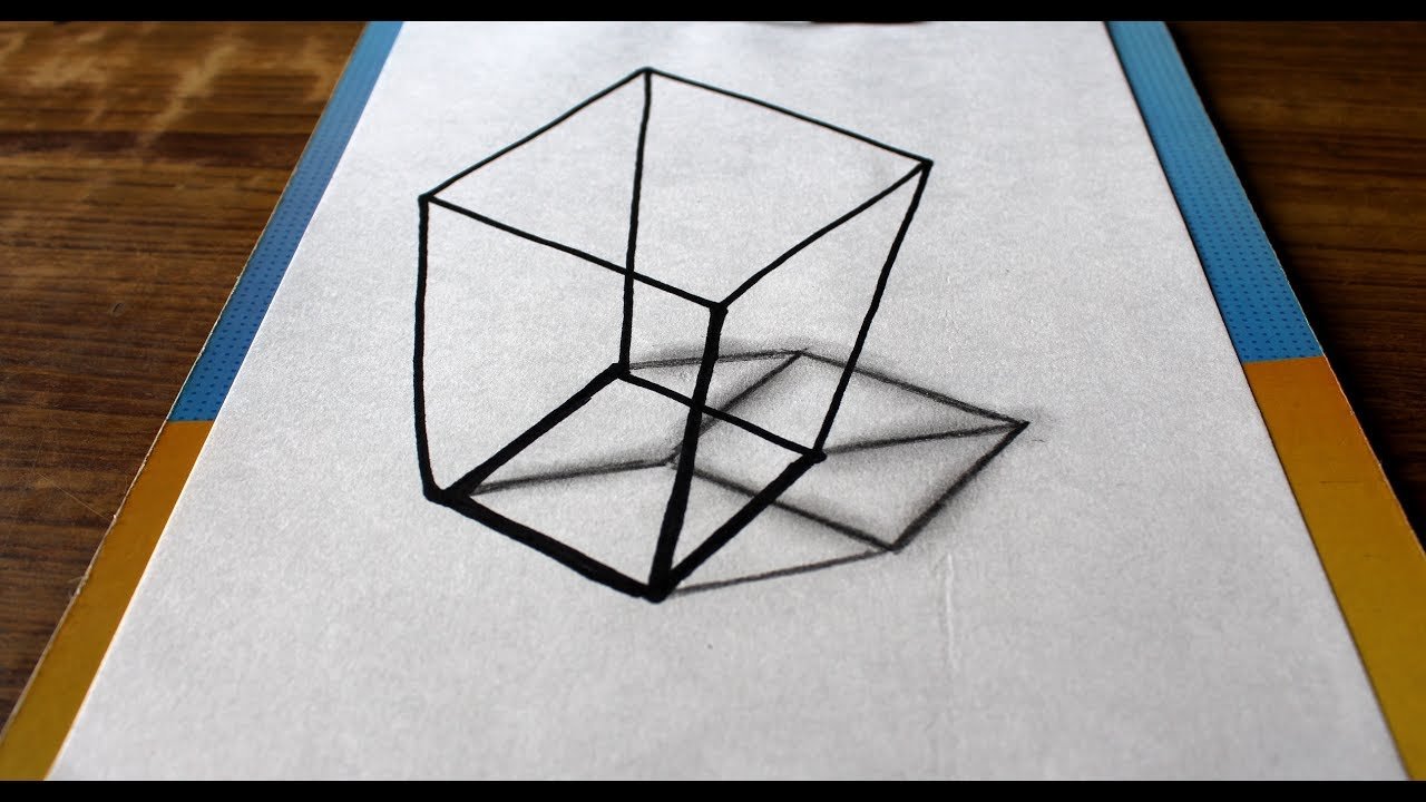 3д на бумаге поэтапно. 3д рисунки карандашом. Рисование в 3д для начинающих. Геометрические фигуры 3d. 3д рисунок карандашом легкий.
