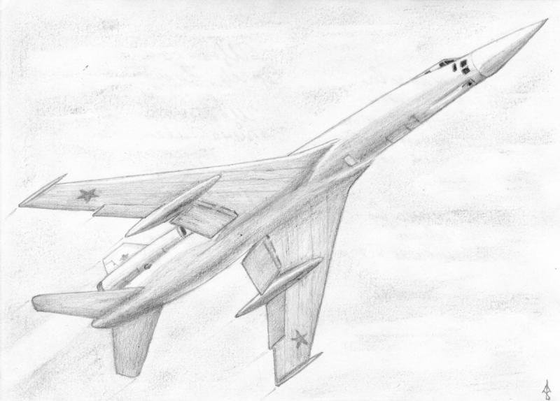 Су 30 рисунок карандашом