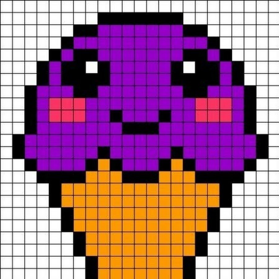 Что можно нарисовать быстро и легко по клеточкам