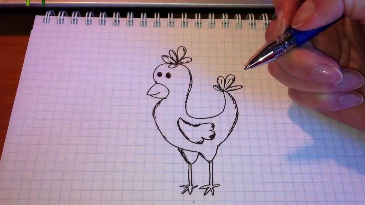 Как нарисовать ручкой легко