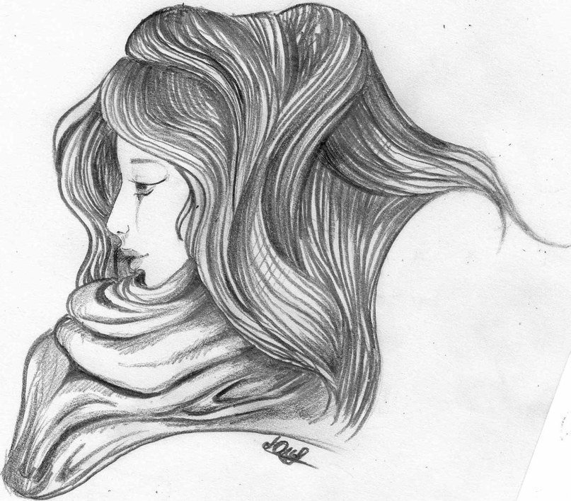 Рисунки простым карандашом средние