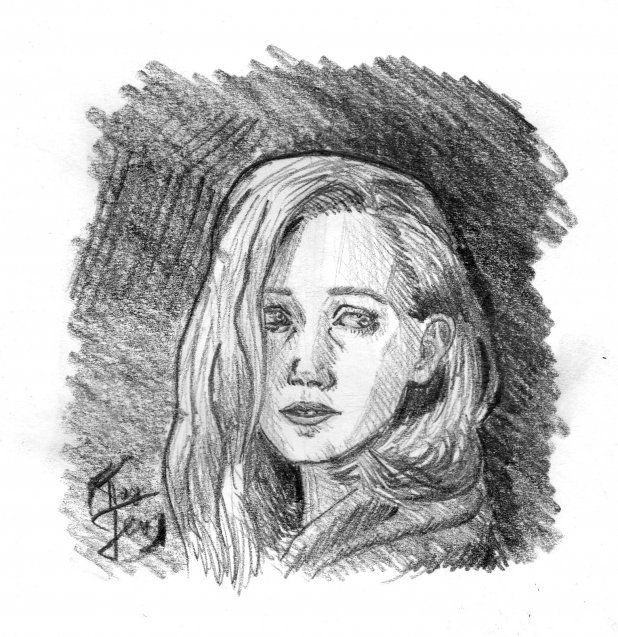 Норвегия рисунок карандашом