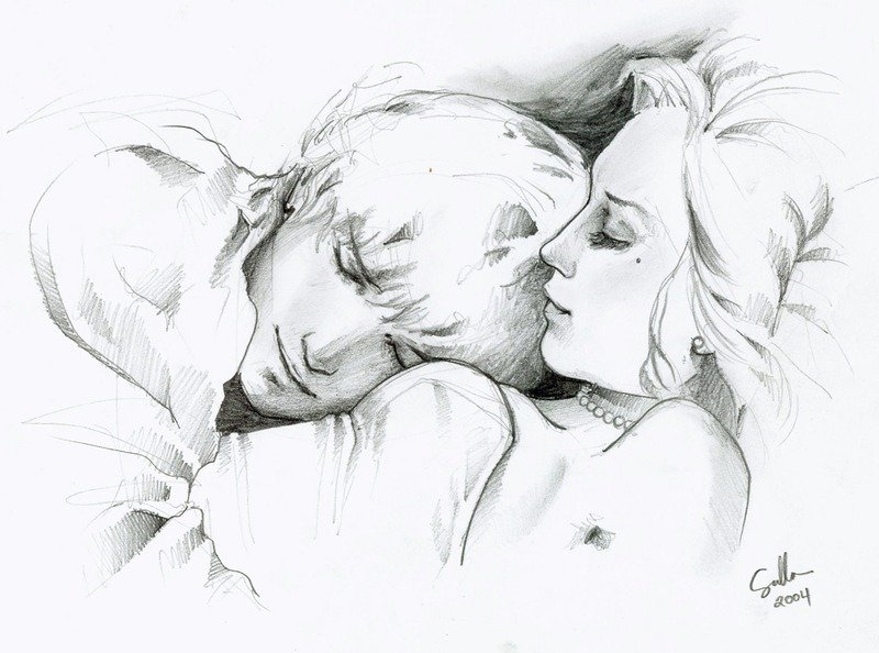 Отношения рисунок карандашом