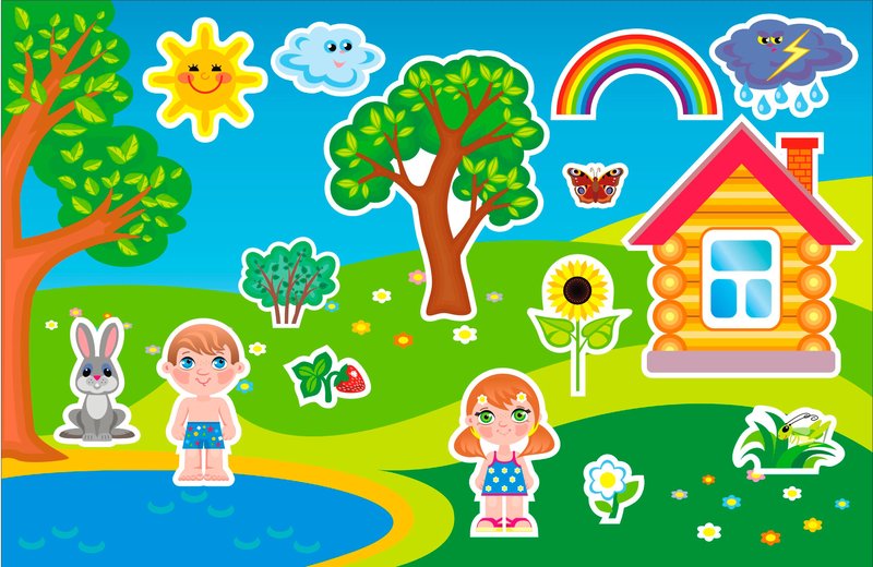 Картинки "лето" для детского сада