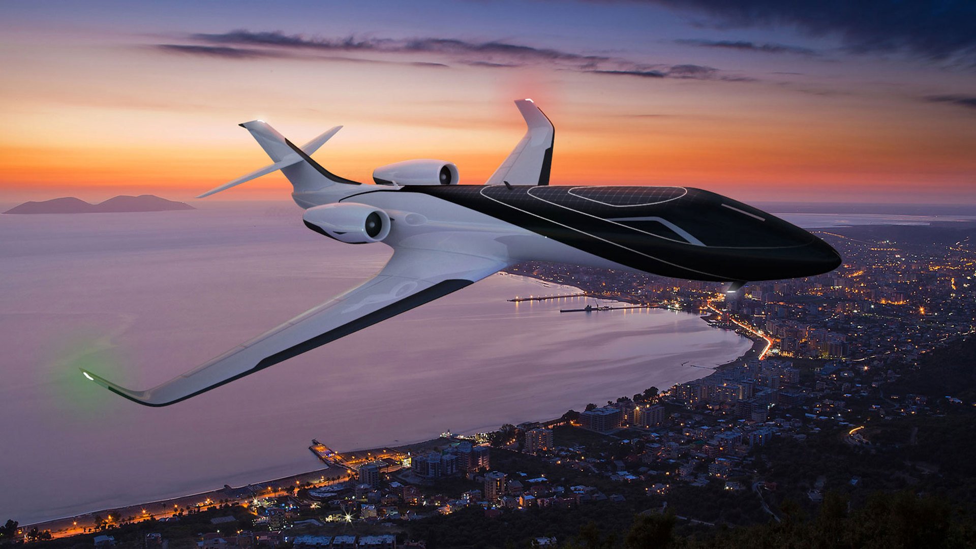 Самолет Ixion windowless Jet