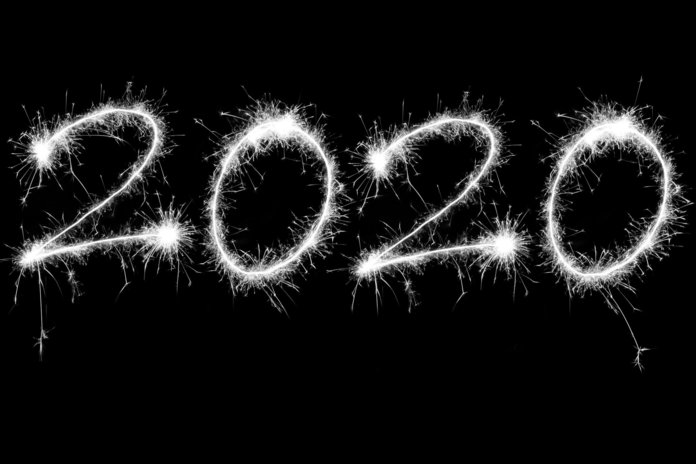 Надпись 2020 год Надпись 2020 год