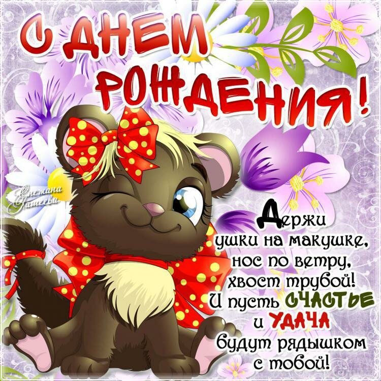 С днюшкой картинки прикольные