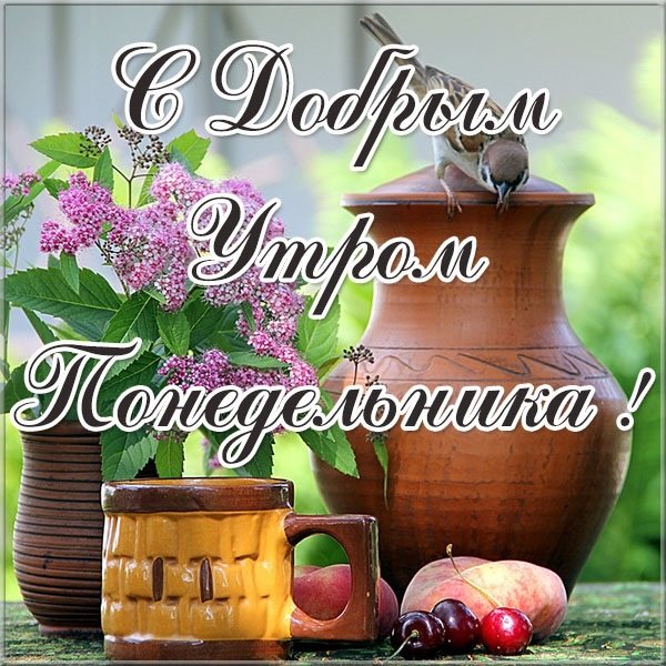 Доброе утро понедельника картинки