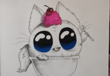 Милый котенок